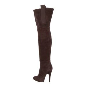 Givenchy Suede Over-The-Knee Boots
Brown